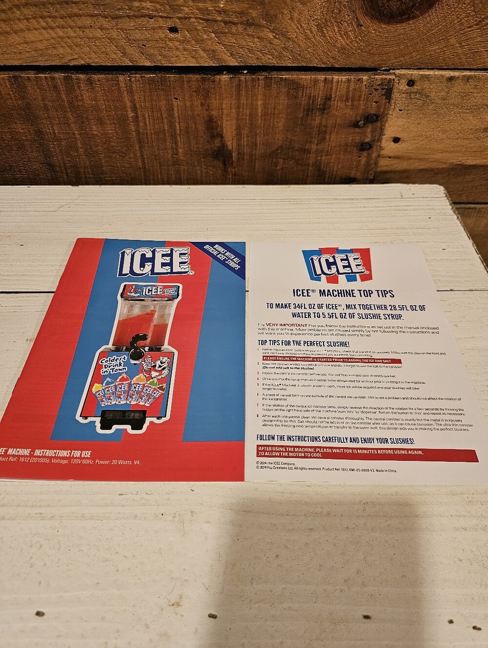 ICEE Slushie Making Machine w/ 2 DaVinci Gourmet Syrups (Cherry/Blue Raspberry) - Picture 10 of 16